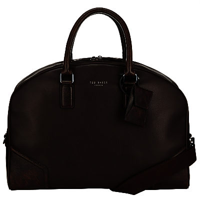 Ted Baker Promsey Leather Holdall, Chocolate Ted Baker Promsey Leather Holdall, Chocolate